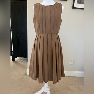 J Crew wool pleated dress